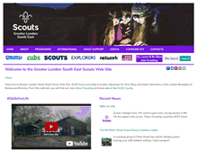Tablet Screenshot of glsescouts.org.uk